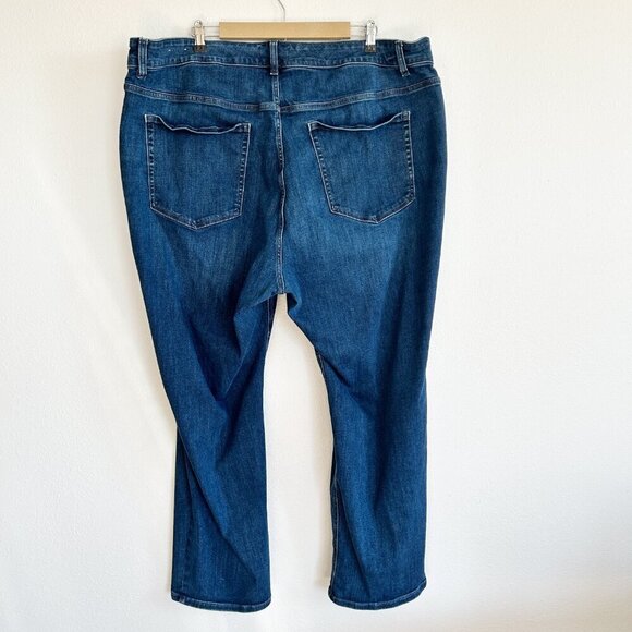 Lane Bryant Jeans Blue High Rise Straight Flex Magic Cotton Stretch - Picture 4 of 9